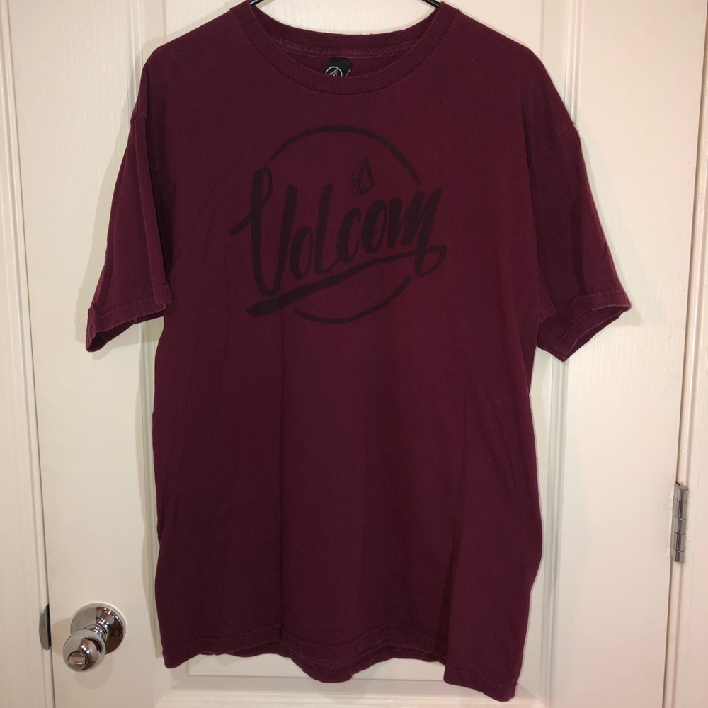 Volcom Stone graphic t-shirt maroon
